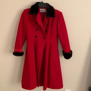 Braetan Kids Peacoat with detailed Faux Fur